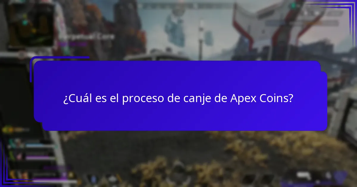 ¿Qué plataformas soportan el canje de Apex Coins?