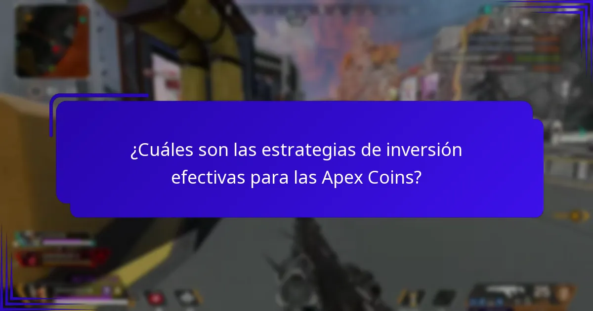 ¿Qué artículos proporcionan el mejor retorno de inversión para las Apex Coins?
