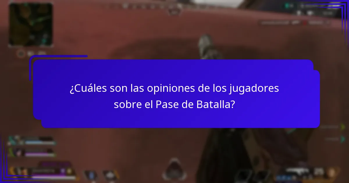 ¿Qué sugerencias de mejora tienen los jugadores para el Pase de Batalla?