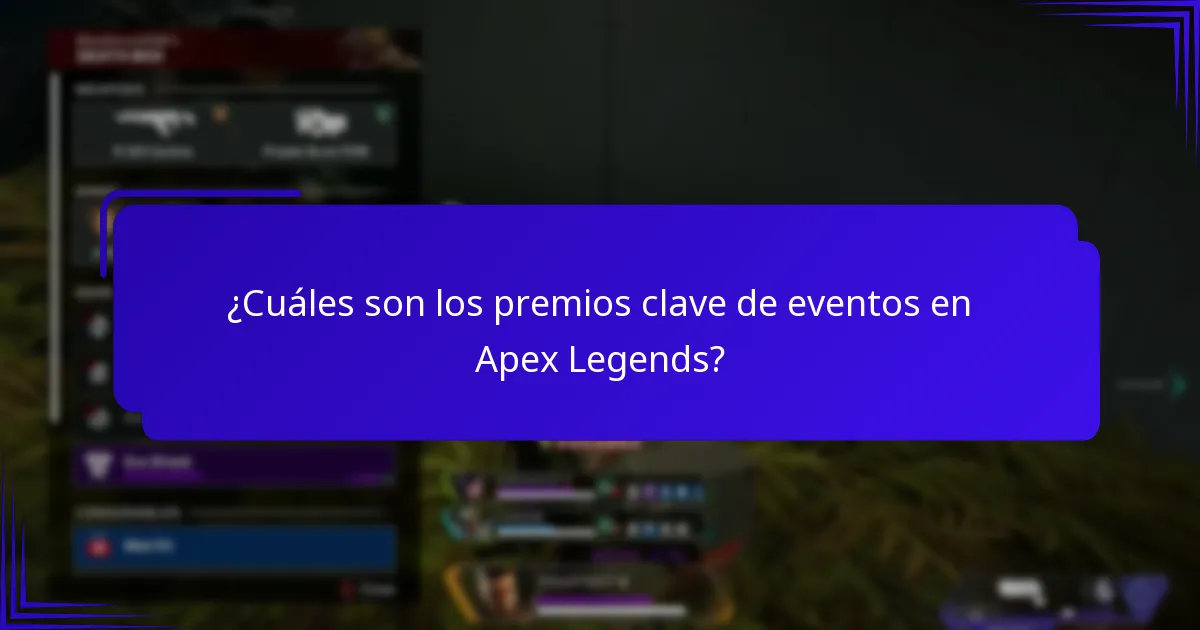 ¿Qué dicen los expertos sobre los premios de eventos en Apex Legends?
