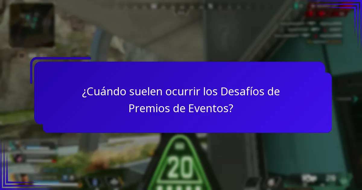 ¿Qué recompensas puedo ganar en los Desafíos de Premios de Eventos?