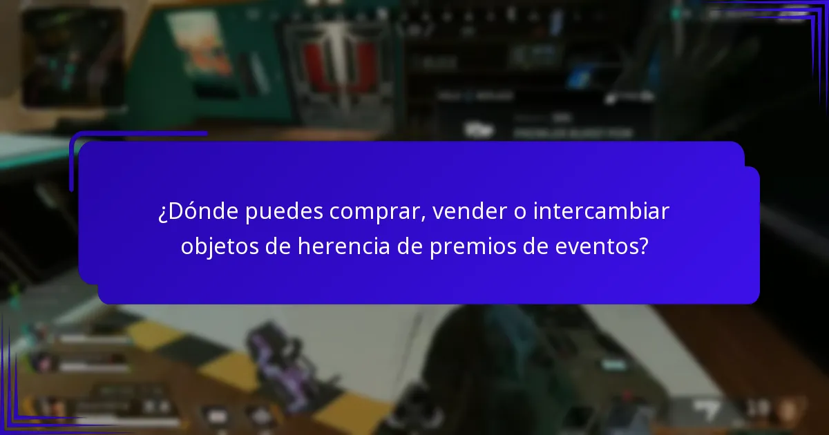 ¿Cuáles son los objetos de herencia de premios de eventos más valiosos?
