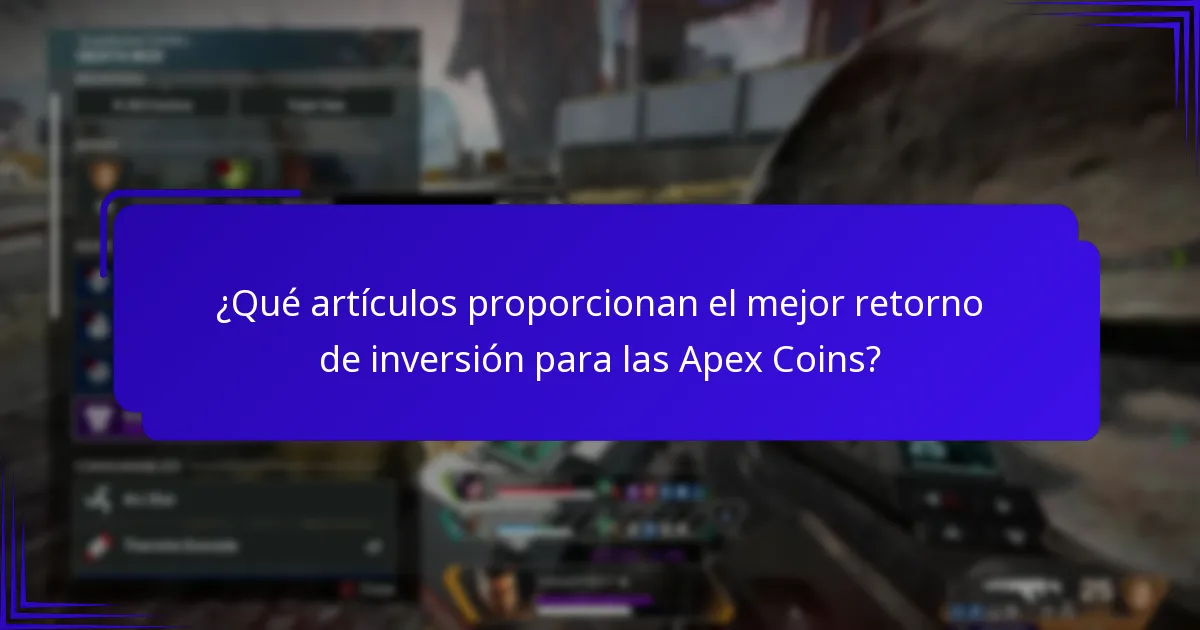 ¿Cuáles son las estrategias de inversión efectivas para las Apex Coins?